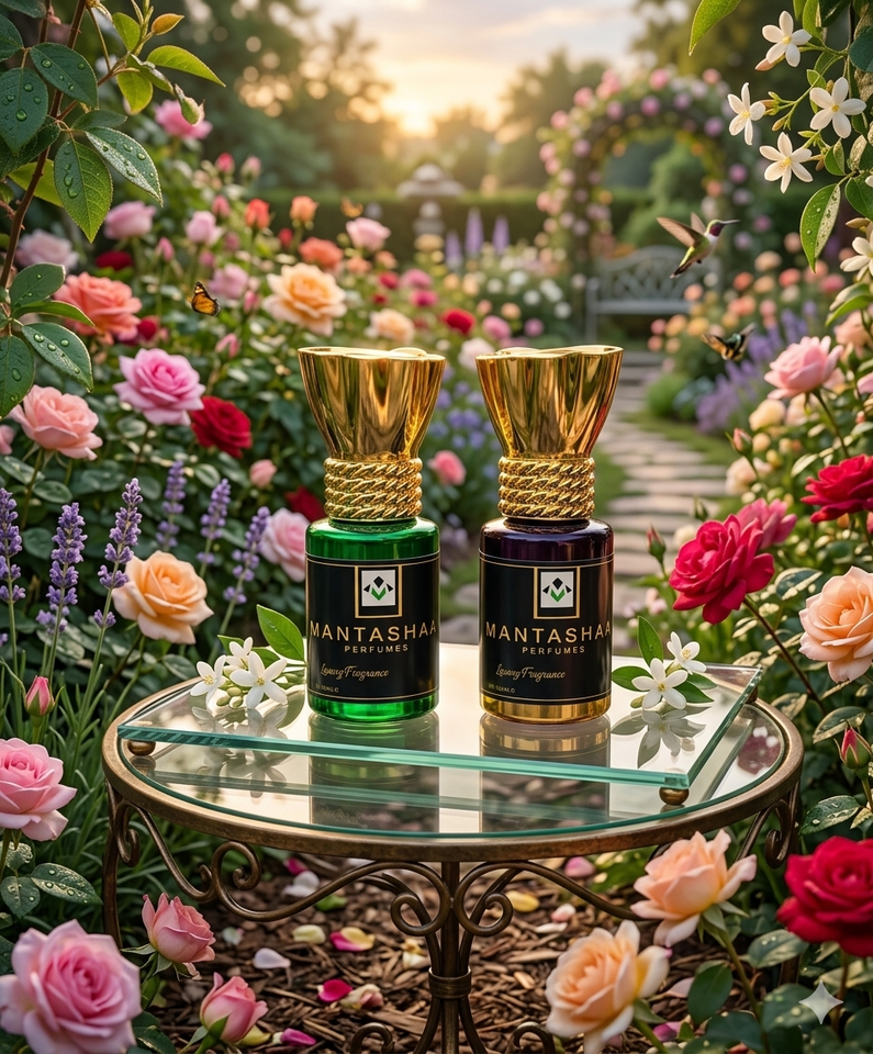 Mantashaa Attar Combo – Musk Tahara & Oud (Buy 1 Get 1 Free) | 6ml Roll-On | Long Lasting 24 Hours Fragrance