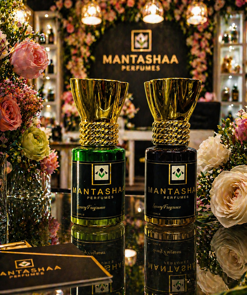 Mantashaa Attar Combo – Musk Tahara & Oud (Buy 1 Get 1 Free) | 6ml Roll-On | Long Lasting 24 Hours Fragrance